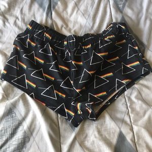Pink Floyd pajama shorts